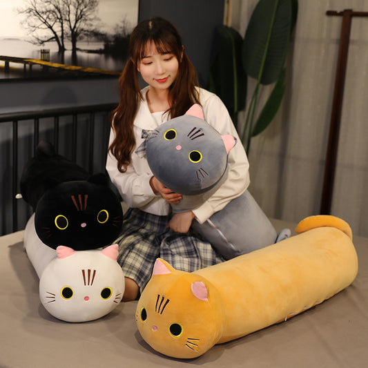 Long Body Cat Plush Stuffed Toy